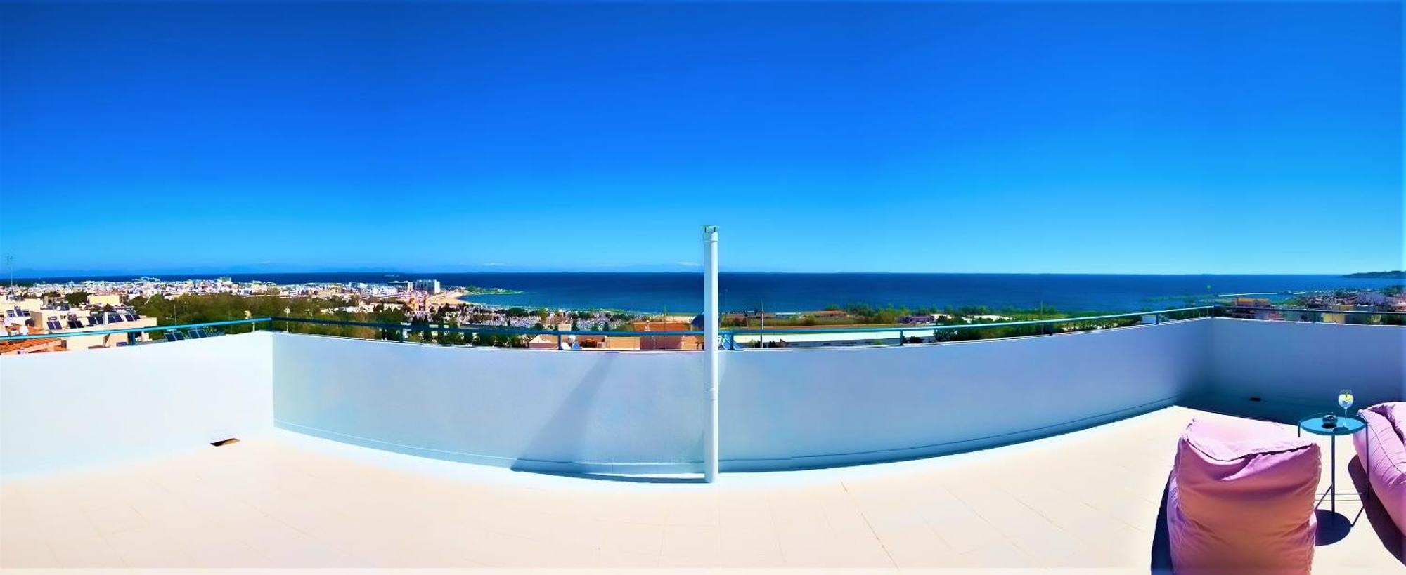 Groovy & Cozy Apt With Private Seaview Rooftop Terrace Rhodes City Dış mekan fotoğraf