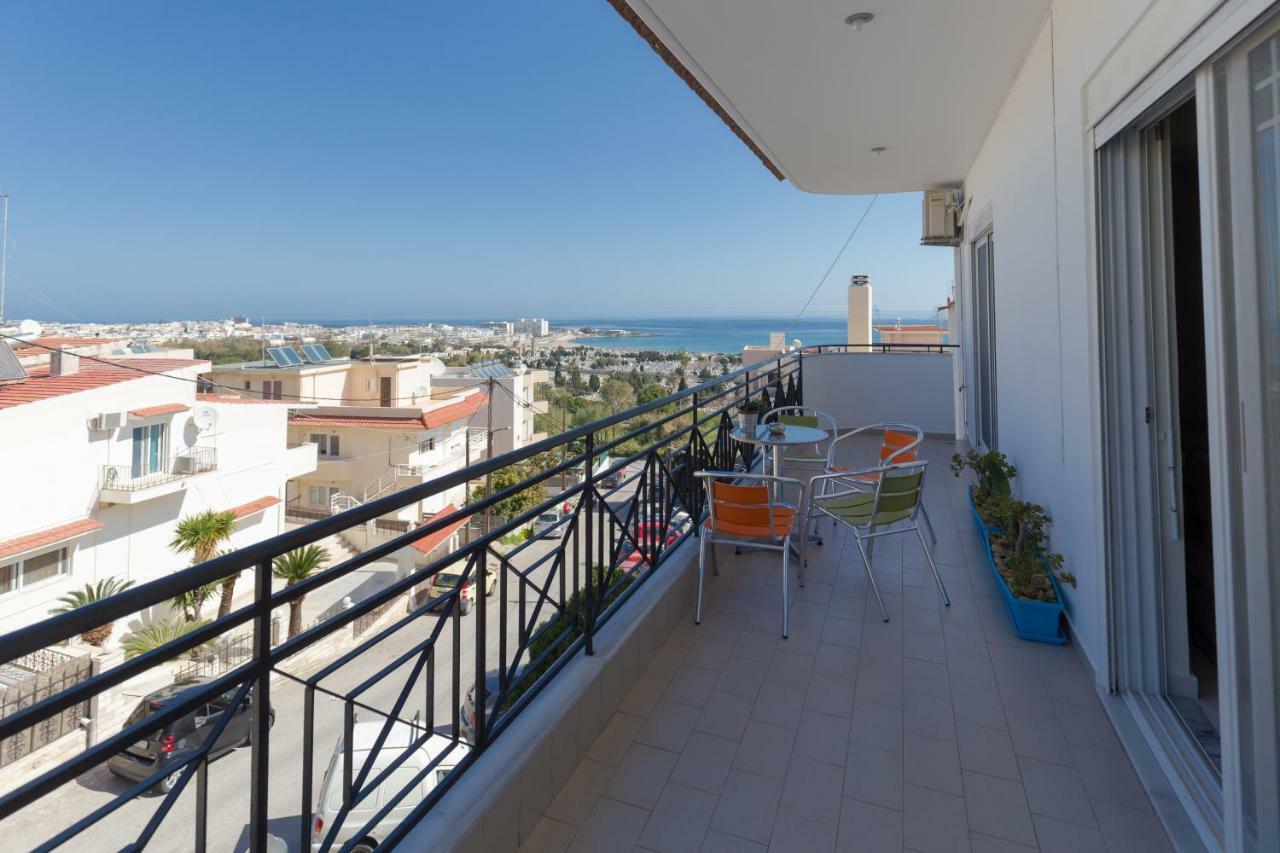 Groovy & Cozy Apt With Private Seaview Rooftop Terrace Rhodes City Dış mekan fotoğraf